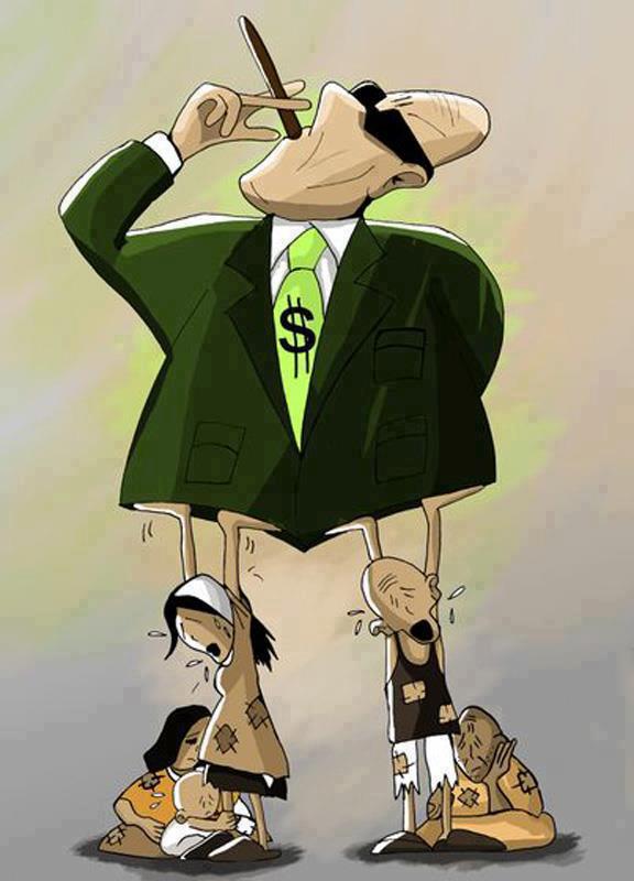 Lal Salaam | لال سلام – Rich VS Poor cartoon